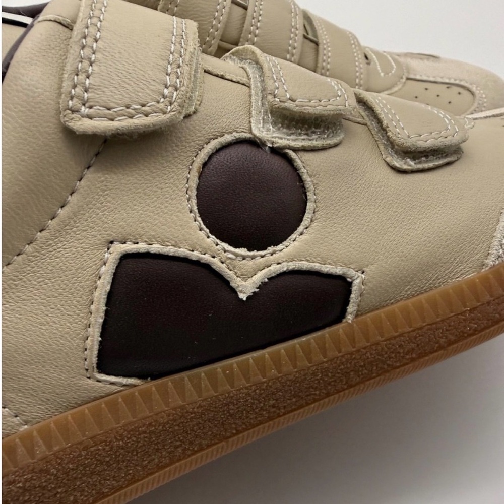 Isabel Marant Beth Leather Low-Top Sneakers - Picture 4 of 7